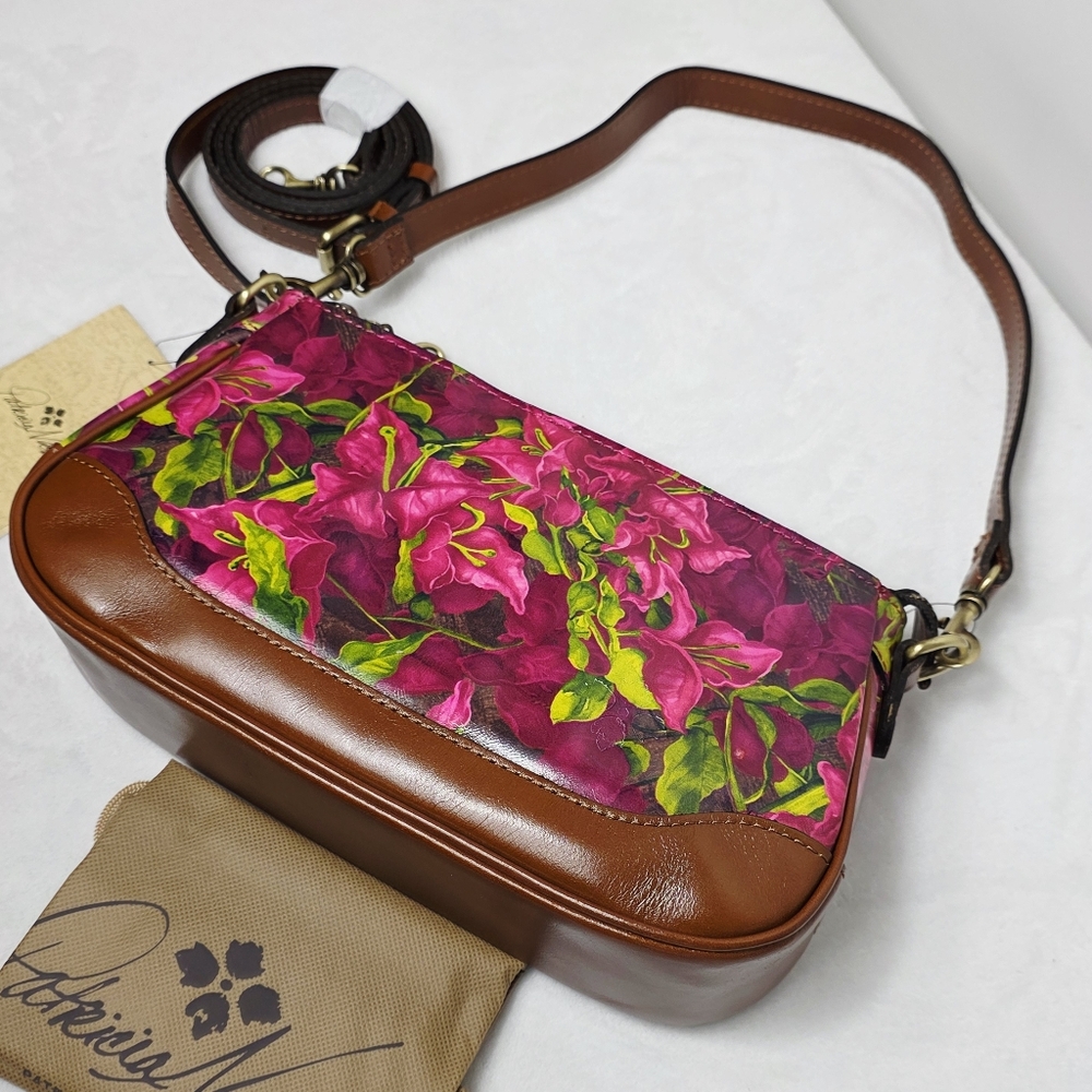 Patricia Nash B Along The Coast Nova Leather Crossbody Bag - Picture 5 of 7